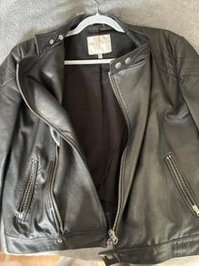 Archive John Richmond Seven Deadly Sins Leather Biker Jacket IT48 M