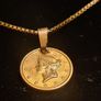 USA 1 Dollar coin1853 pendant & Chain Image 2