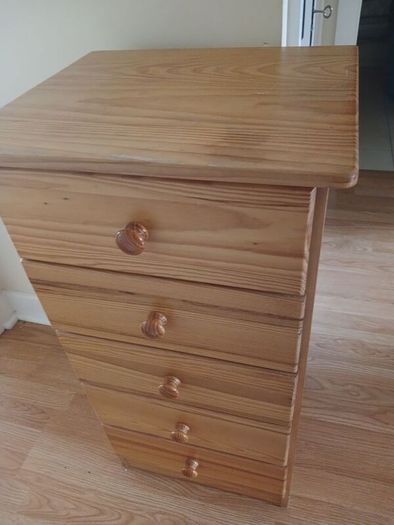 Chest drawers pine