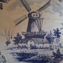 Vintage Mastricht Dutch Heavy Blue &White Platter Image 2