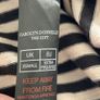 Ladies Black & Beige Striped Top from Carolyn Donnelly Image 2