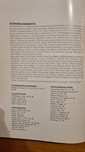 Hidden Conamara. Conamara Faoi Cheilt. Edited By Erin Gibbons. Connemara Press 1991.