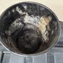 Tall black plastic flower pot Image 3