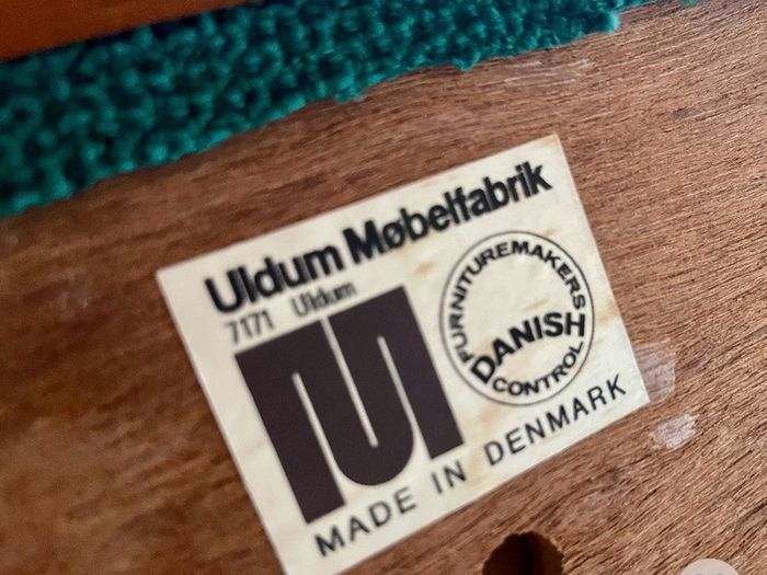 MCM Danish teak table & 6 chairs Johannes Andersen/Ansager Mobelfabrik