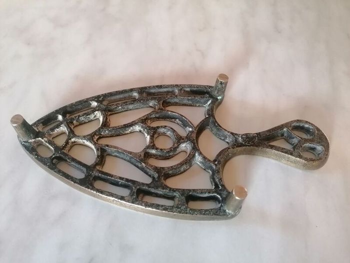 Vintage Brass Iron-Shaped Trivet