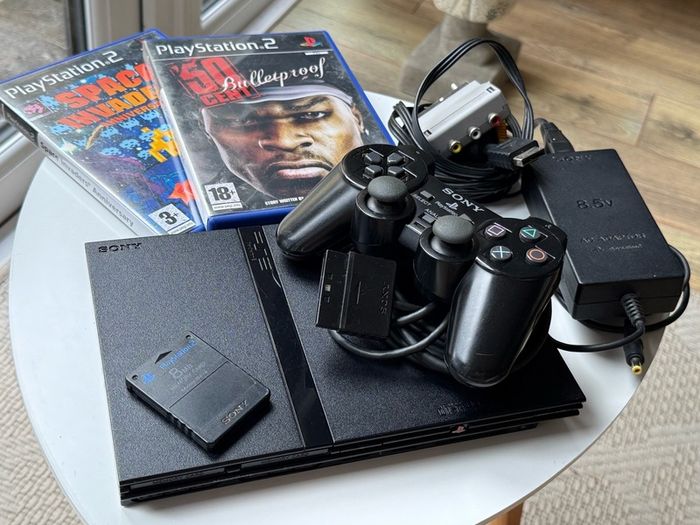 PS2 Slim Console Bundle Complete