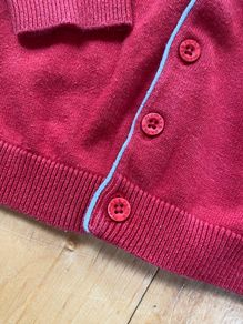 Mamas and Papas 12-18 months red cardigan cotton