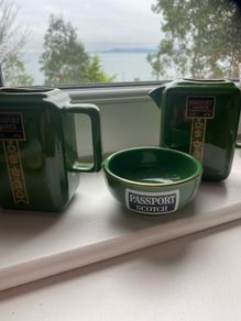 Passport Scotch Whisky Water Jugs & Dish/ Ashtray