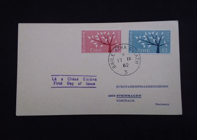 Ireland Postcard : Europa ( CEPT ) , First Day of Issue - 1962