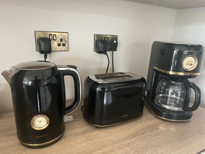kettle, toaster & coffee machine
