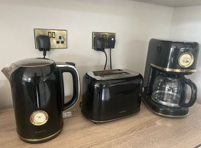 kettle, toaster & coffee machine