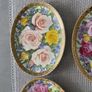 Easter Egg Shaped Davenport Ltd Edition Royal Rose Plates Image 5