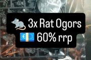 Warhammer Age of Sigmar Skaven Rat Ogors x3