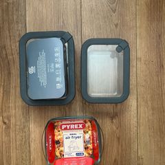 Air frayer Pyrex glass container accessories oven glass food storage