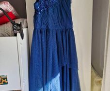 Monsoon girl blue dress 14-15Y