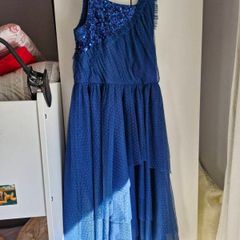 Monsoon girl blue dress 14-15Y