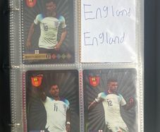 World Football Stars Binder Collection 160 Cards Rookie/Titan/Holo Inserts