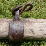 Antique Yoke Plow Farm Ox Horse Wagon Rustic Farmhouse Cabin Wall Hanging Vintage Wood Metal Primitive Image 4
