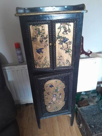 old wooden cabinet