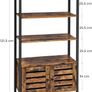 _Bookcase with 3 Shelves, Industrial Design Image 3
