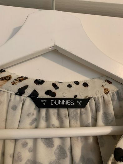 Dunnes Stores Cream Leopard Print Long Top