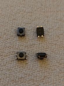 10pcs Smd Switch Buttons 3x3.5x2.0h