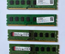 32GB DDR3 Desktop RAM (4 by 8GB) PC3 12800 1600MHz Kingston & V7  Fully Working