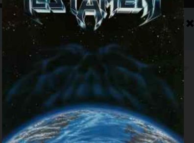 TESTAMENT THE new order. Original 1988 release with original inner lyric sheet vinyl record in near mint condition