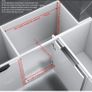 2 Tier Blind Corner Cabinet storage Image 2