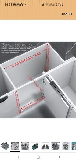 2 Tier Blind Corner Cabinet storage