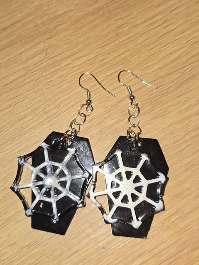 Handmade Halloween Resin Earrings