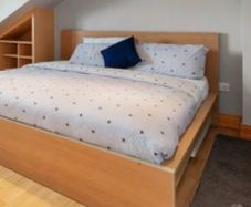 Malm super king bed frame with drawers plus two match is bedside lockers