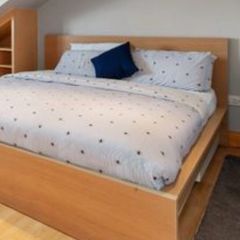 Malm super king bed frame with drawers plus two match is bedside lockers