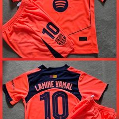 Barcelona Lamine Yamal kids football jersey