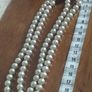 Vintage Double Row Faux Pearl Necklace. Image 7