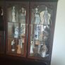 Large Dark Wood Display Cabinet & Sideboard Image 10
