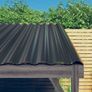 Roof Panels 12 pcs Galvanised Steel Anthracite 60x36 cm Image 2