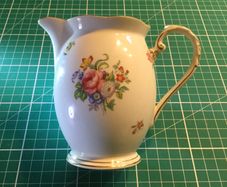 Vintage Royal Grafton Bone China Summer Flowers Pattern Milk Jug