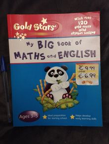 My Big Book of Maths and English |Gold Stars