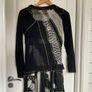 RRP 350 French Designer Didier Parakian 2 piece black dress and cardigan Image 5