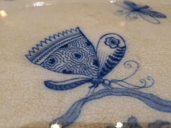 1870s Extra Large Victorian serving platter