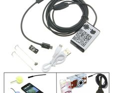5M 6LED Wifi Snake Soft Cable Endoscope Waterproof Inspection Camera