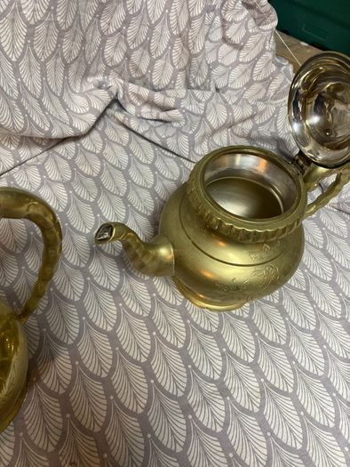tea/coffee brass set