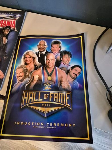 Wrestlemania 32 and 33 magazine programme