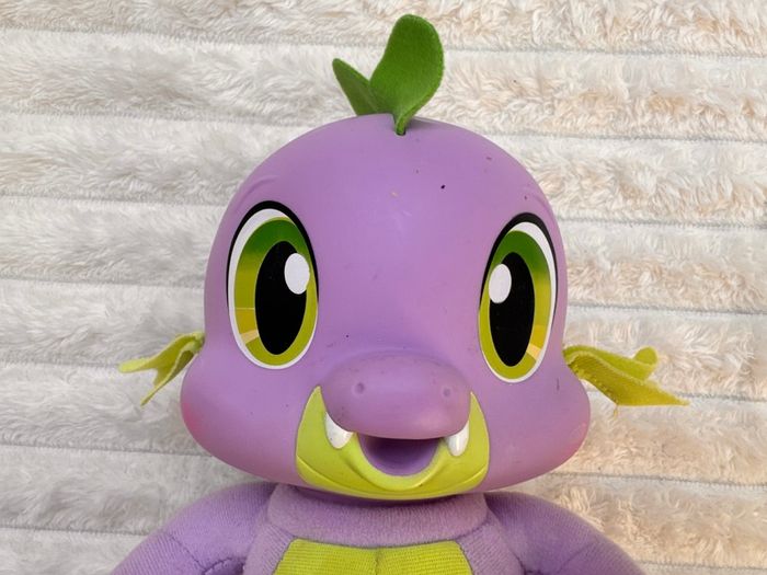 Hasbro My Little Pony So Soft Newborn Spike The Dragon 2011 Talking approx. 20 cm. Used Dirty Please see photos