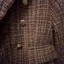 Brown Boucle Blazer Image 2