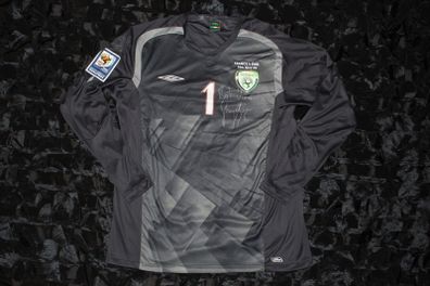 Shay Given Republic Of Ireland Signed Player Issue Goalkeeper Jersey Shirt Umbro