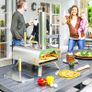 Outdoor Pizza Oven, Portable Wood Pellet Pizza Oven with Pizza Stone and Peel, Foldable Legs, Chimney, 12 Inch Wood Fired Pizza Maker for Outdoor Cooking, Stainless Steel Image 2