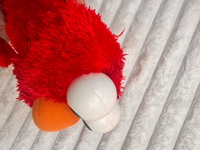 Elmo Sesame Street Hasbro Plush Doll Toy Talks 32443/32442 approx. 25 cm. 2010 Used Please see photos