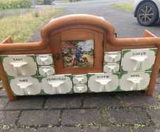 1930s art deco spice rack with drawers postage available